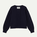 Navy Buttoned Cardigan