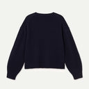 Navy Buttoned Cardigan