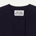 Navy Buttoned Cardigan