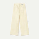Ecru Corduroy Side Panels Berta Pant