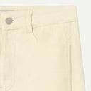 Ecru Corduroy Side Panels Berta Pant