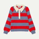 Red Frank Striped Polo