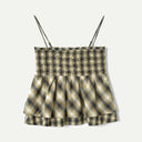 Cardamon Check Azalea Cami