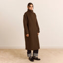 Chocolate Agnes Wool Coat