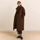 Chocolate Agnes Wool Coat