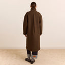 Chocolate Agnes Wool Coat