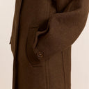 Chocolate Agnes Wool Coat
