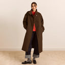 Chocolate Agnes Wool Coat