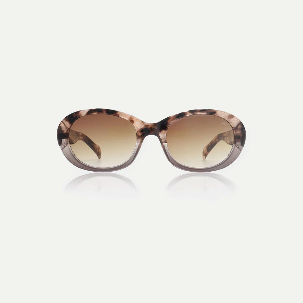Coquina/Grey Transparent Anma Sunglasses