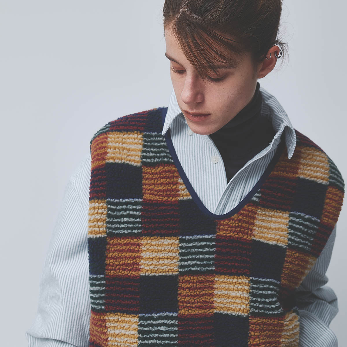 Multi O.BOY Jacquard Boa Pullover