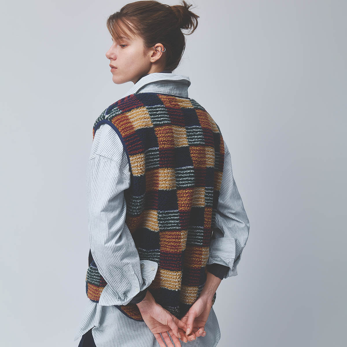 Multi O.BOY Jacquard Boa Pullover