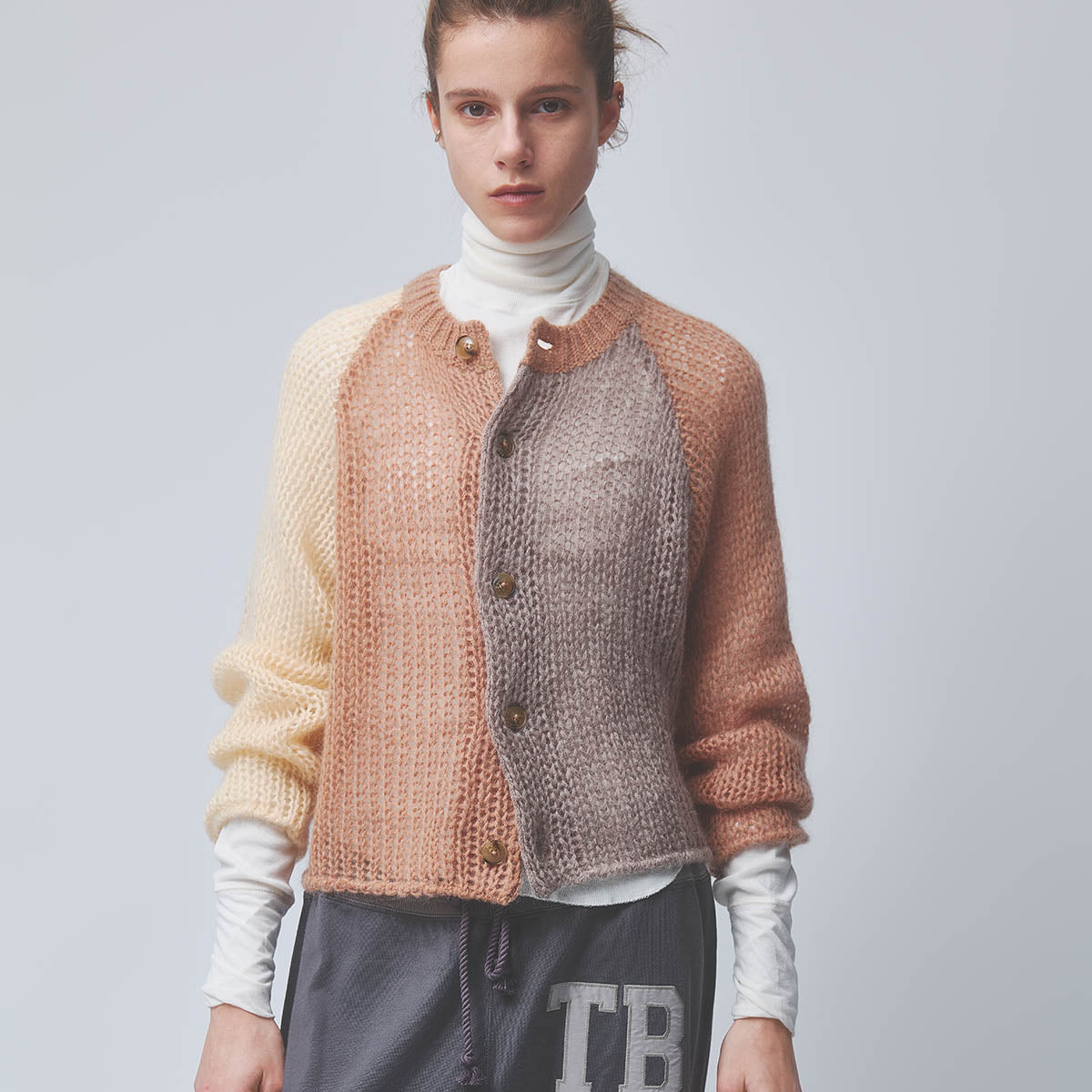 Ivory O.Mohair Crazy Cardigan
