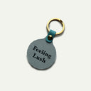 Turquoise Feeling Lush Smilie Key Fob