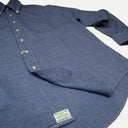 Indigo Small Check Chambray Shirt