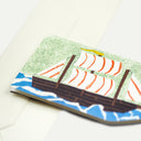 Ship in a Bottle nautical card