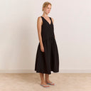 Black Dallas Midi Dress
