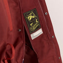 Burgandy Check Liu Raincoat