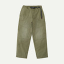 Burnt Olive Pigment Hemp Canvas Double Knee Pant