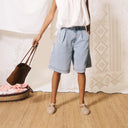 Blue Denim Gaspare Bermuda Shorts