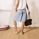 Blue Denim Gaspare Bermuda Shorts