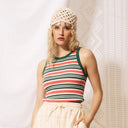 Multi Stripe Nunzia Tank Top