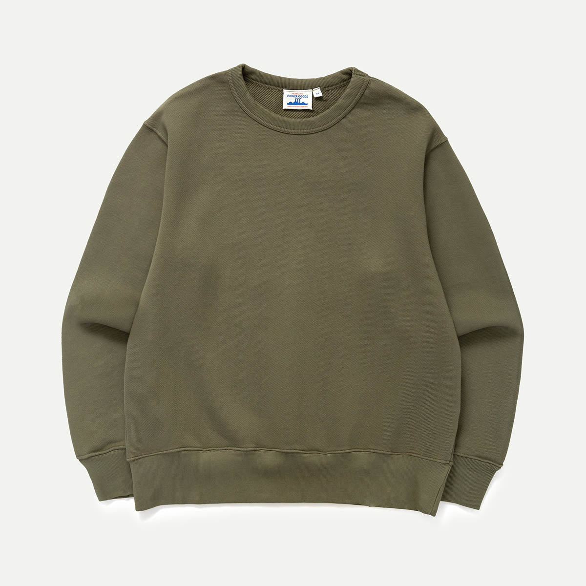 Olive Loopback Crewneck Sweatshirt