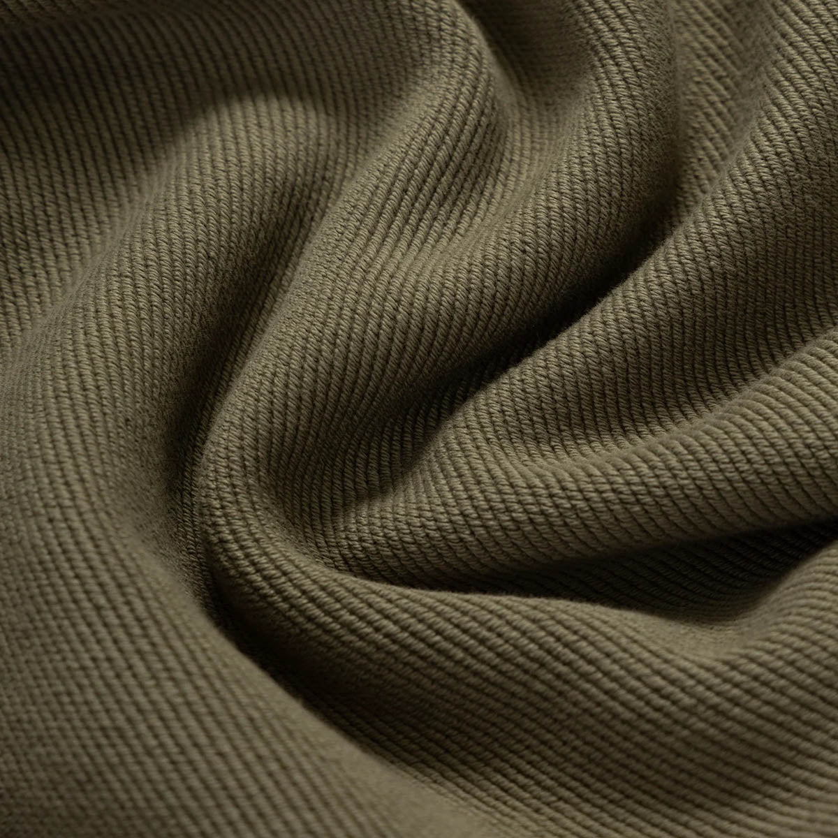 Olive Loopback Crewneck Sweatshirt