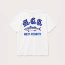 White Mackerel Short Sleeve T-Shirt