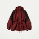 <h6>Damson Madder</h6><h5>BURGANDY CHECK LIU RAINCOAT</h5><h5>£135.00</h5>