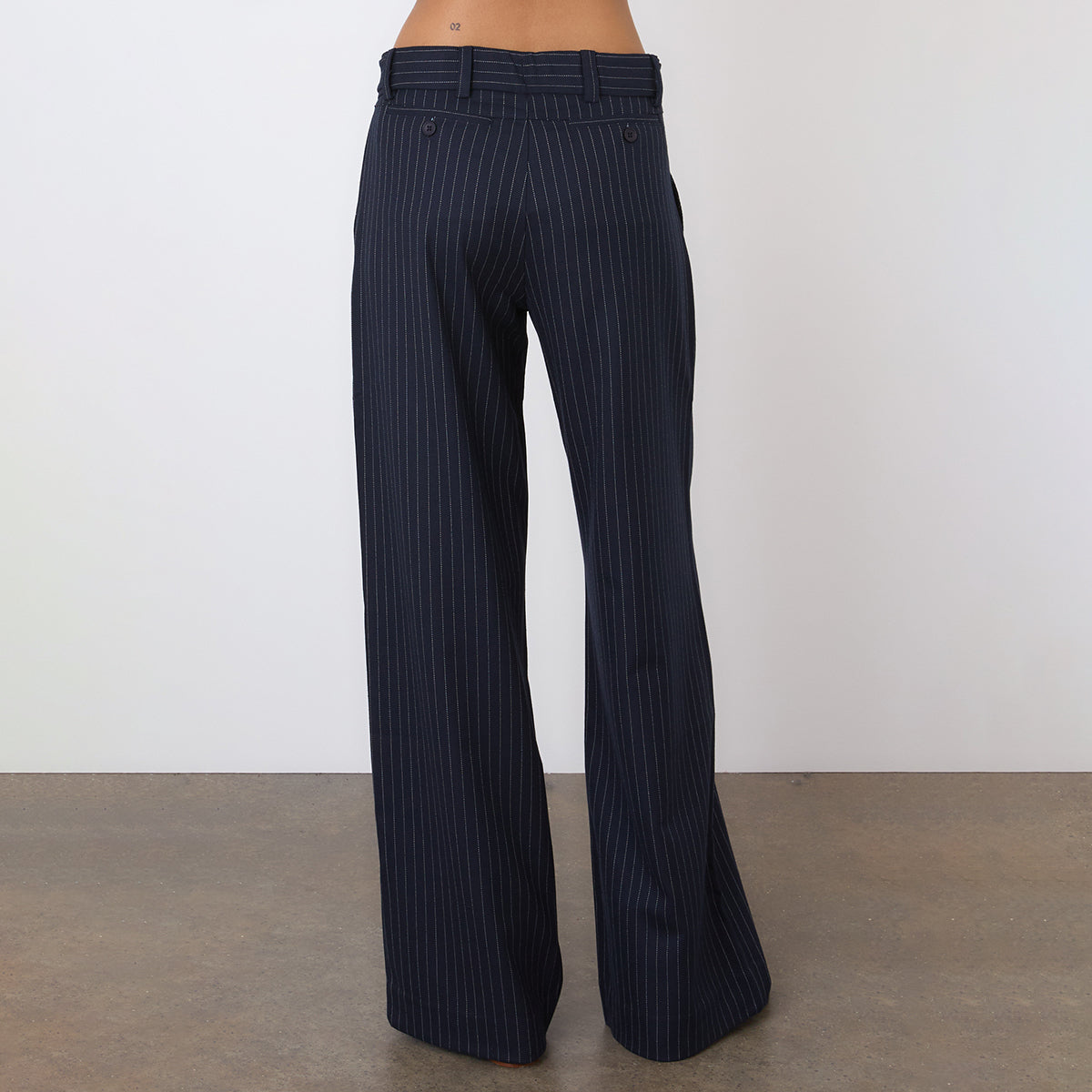 Ink Pinstripe Lennox Trousers