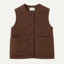 Brown Wool Antonia Vest