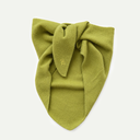 Light Green Wool-Blend Triangle Scarf
