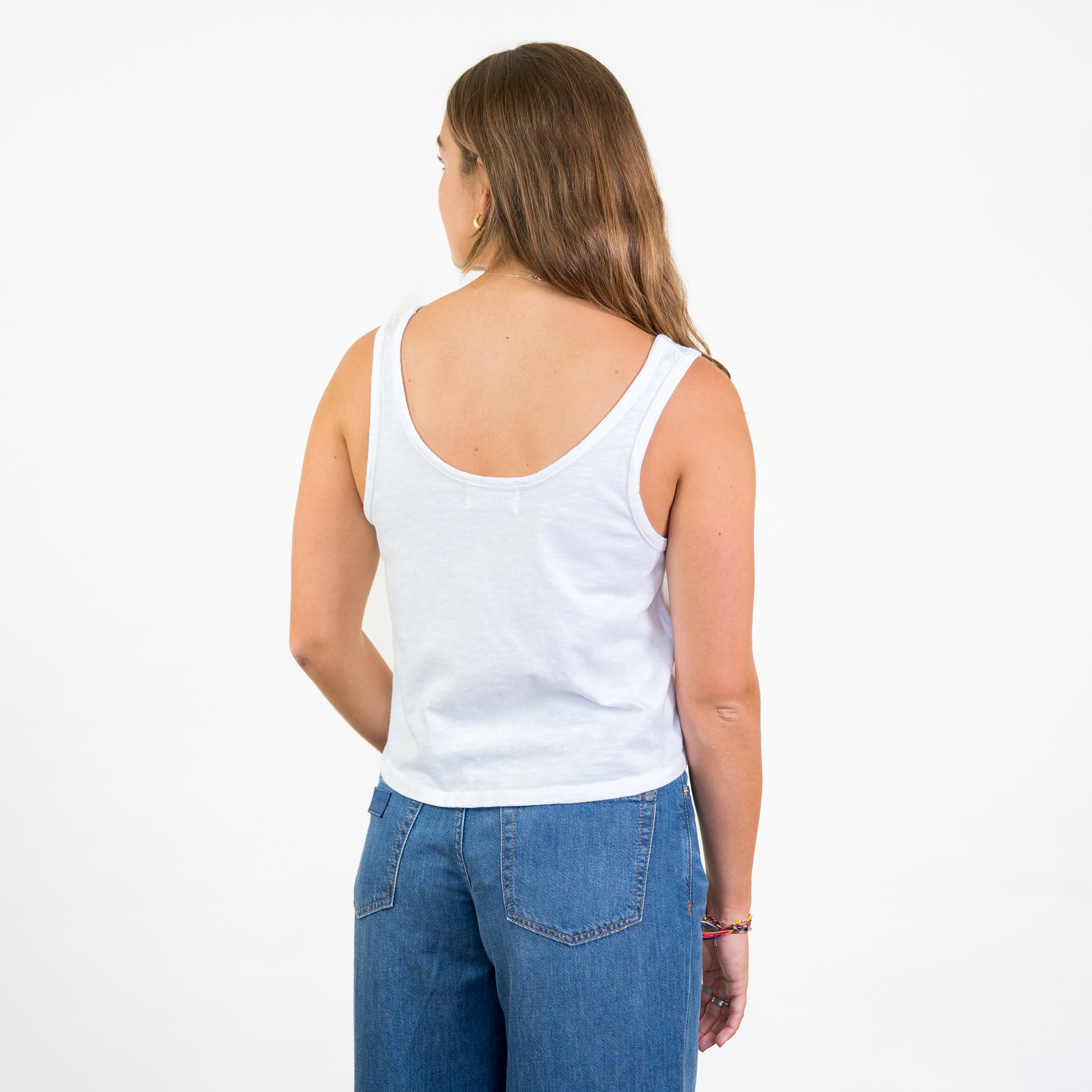 R.Goods White Ray Tank
