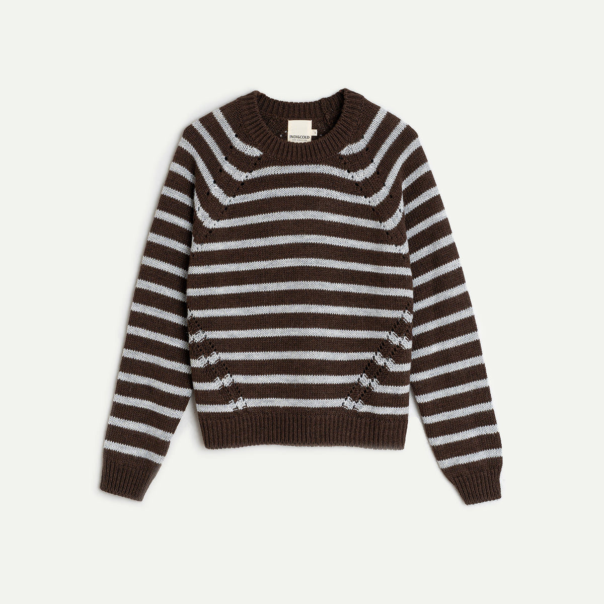 Chocolate Striped Sweater