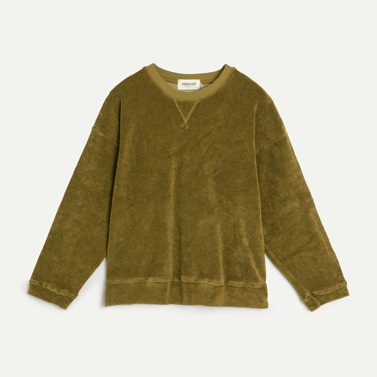 Khaki Terry Cloth Lara Sweat