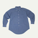 Indigo Small Check Chambray Shirt