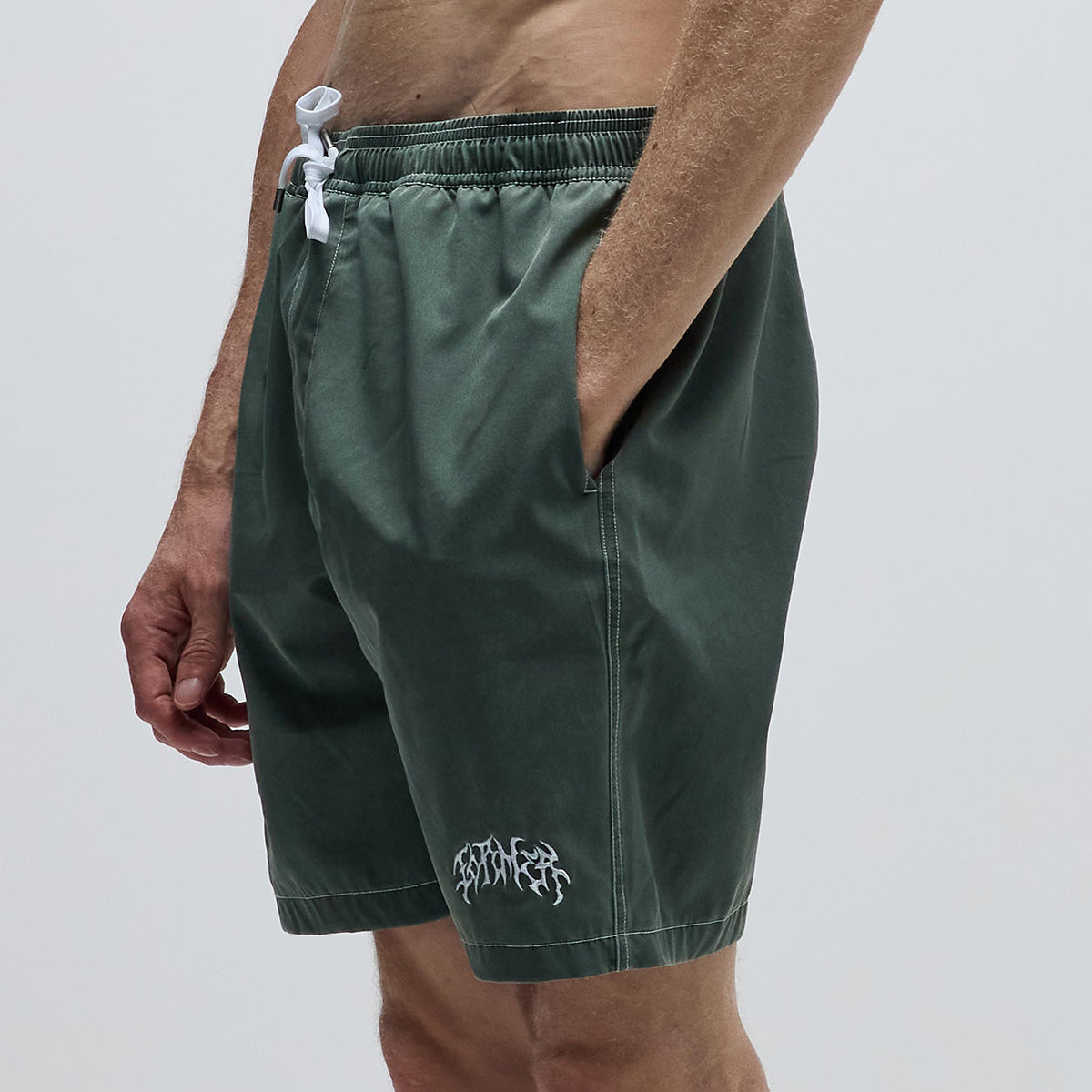 Pine Swans 18" Swim Short