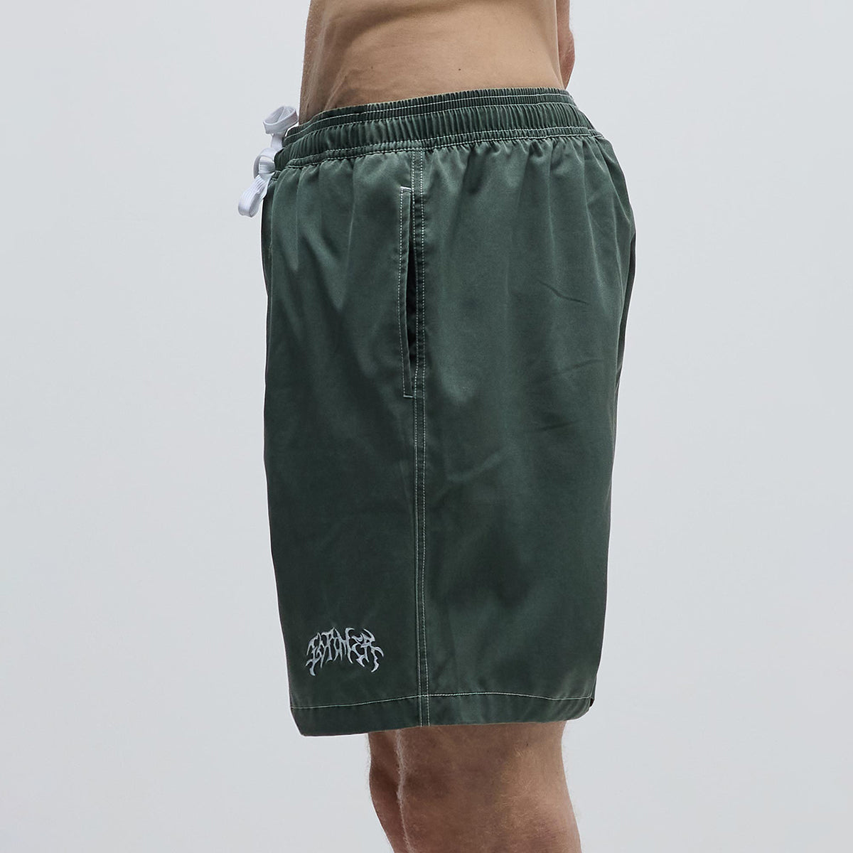 Pine Swans 18" Swim Short