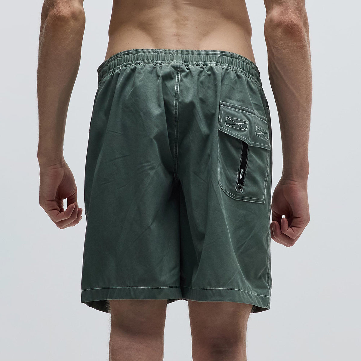 Pine Swans 18" Swim Short