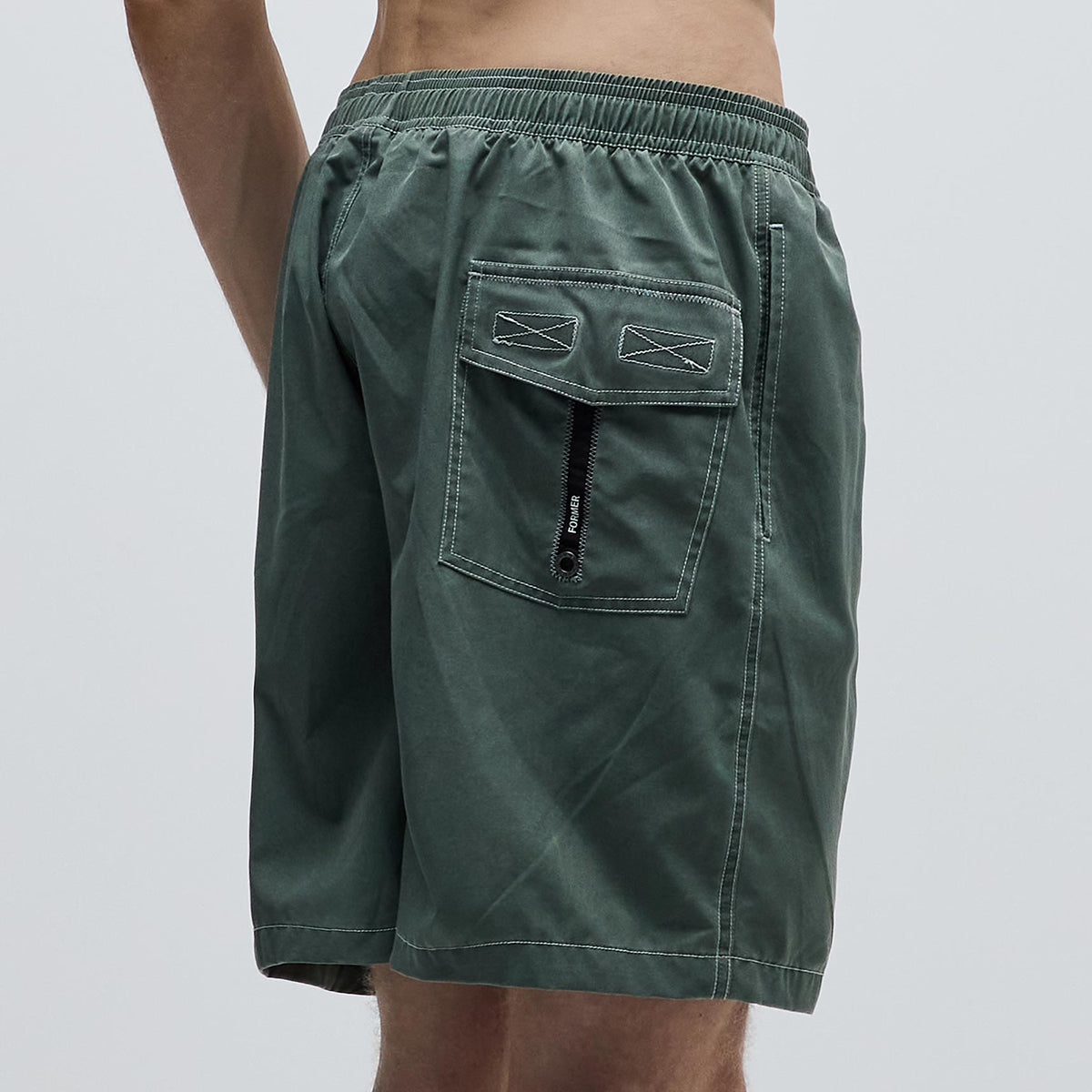 Pine Swans 18" Swim Short