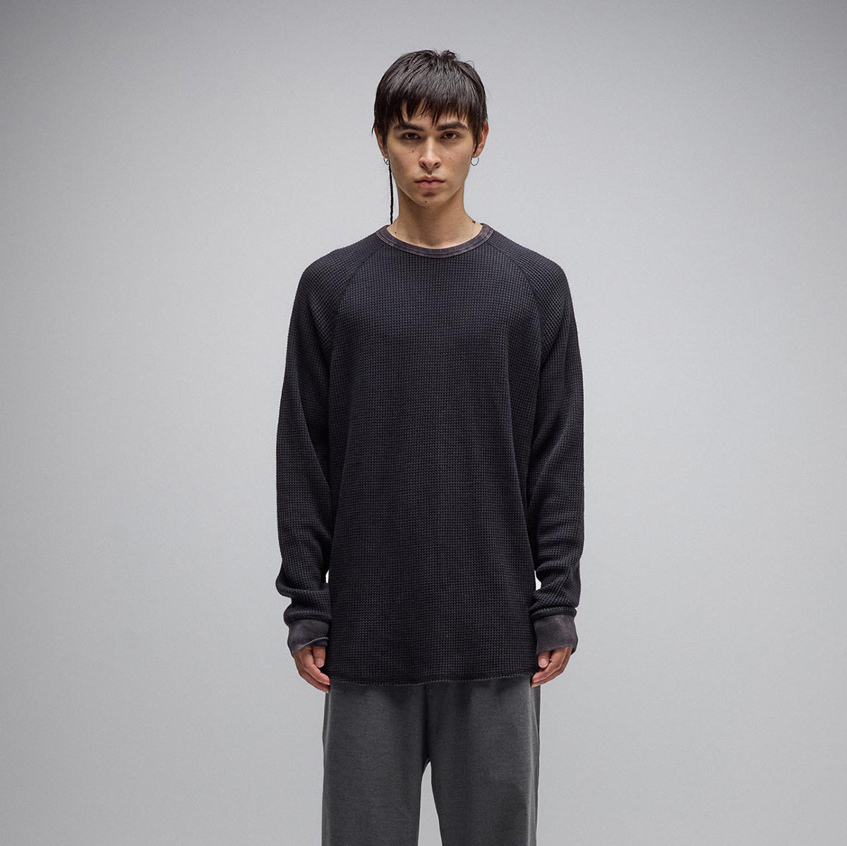 Acid Black AG Waffle T-Shirt