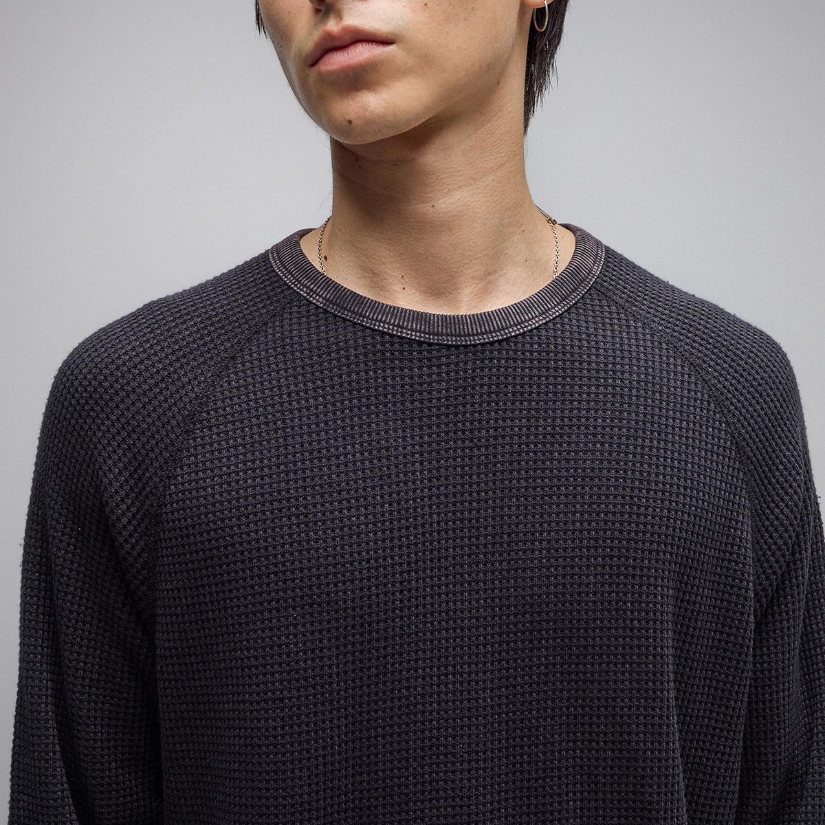 Acid Black AG Waffle T-Shirt