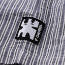 Bone/Navy Reynolds Stripe Shirt