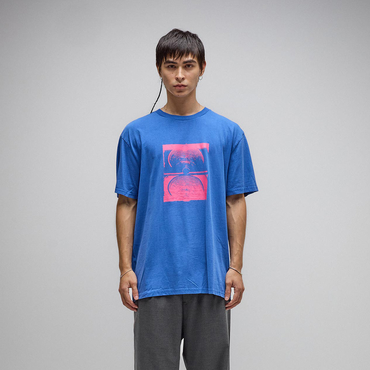 Washed Cobalt Crux Overdye T-Shirt