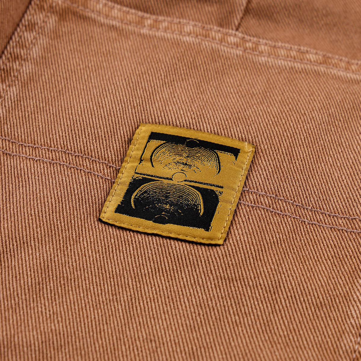 Washed Brown 21" Overdye Denim Walkshort