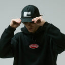 Black Synthesis Trucker Cap
