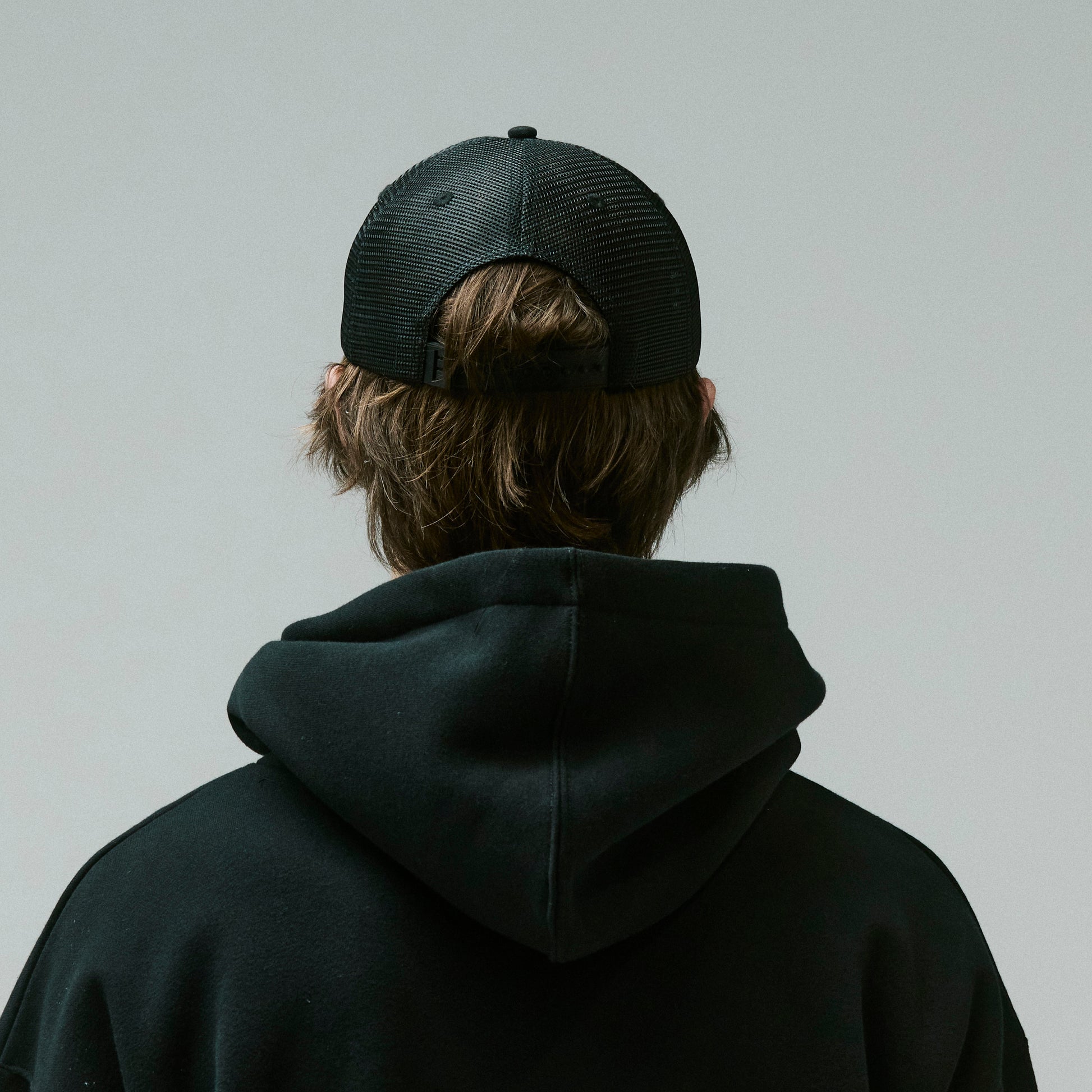 Black Synthesis Trucker Cap