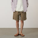 Beige Corduroy G-Short