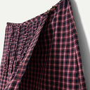 Magenta Check Glinda Mini Skirt