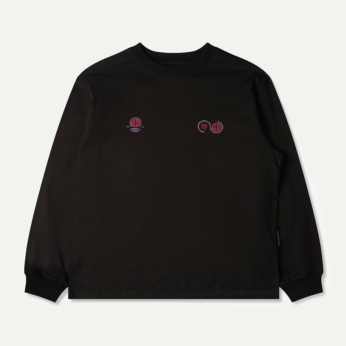 Black Globe Long Sleeve T-Shirt